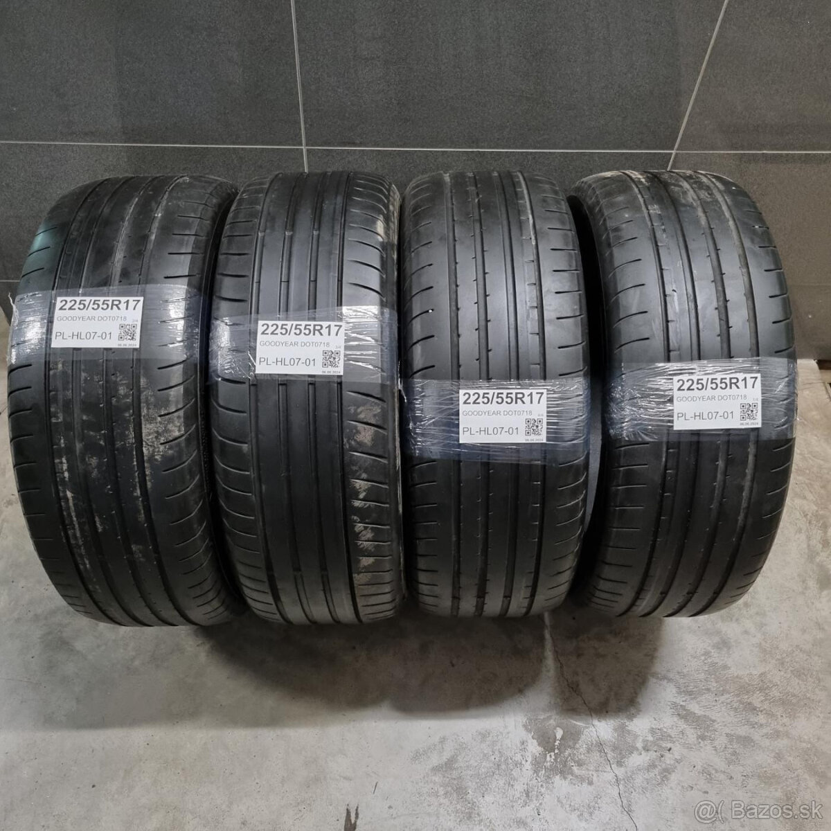 Letné pneumatiky 225/55 R17 GOODYEAR DOT0718