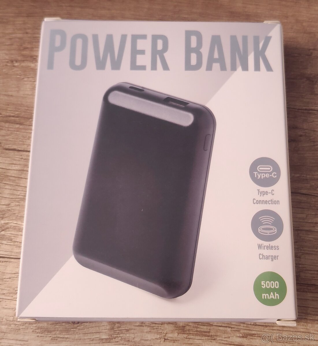 Powerbanka Vekmar 5000mAh + bezdrôtové nabíjanie