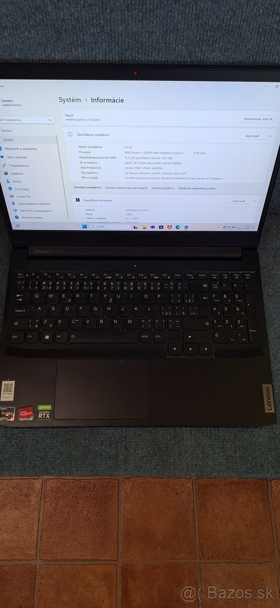 Lenovo ideapad gaming 3