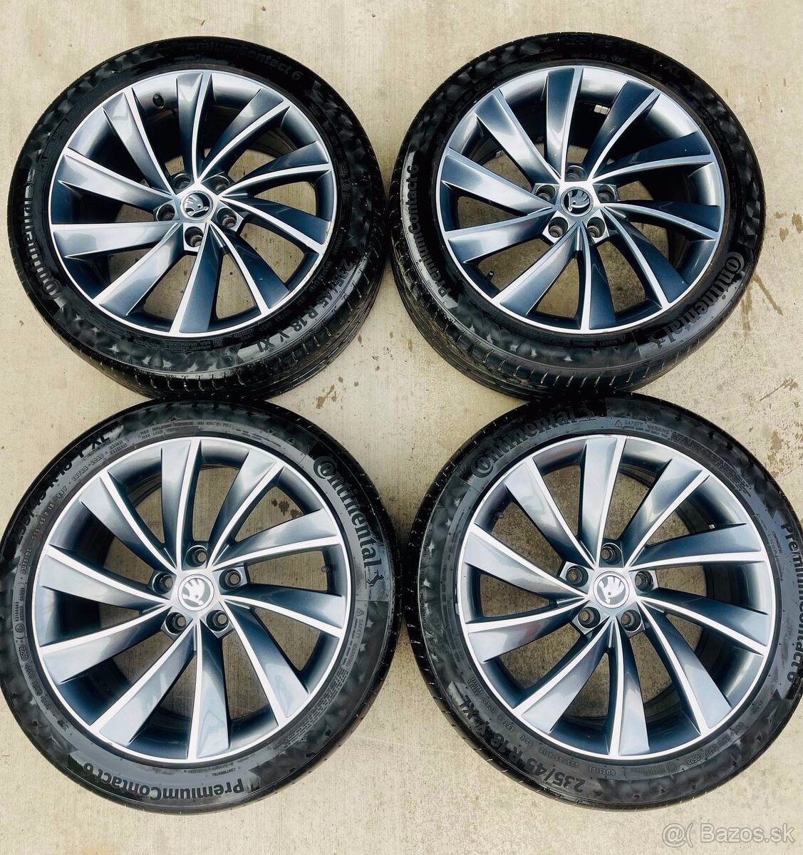 Škoda Turbine  R18 8,0J x 18“ ET 44 ORIGINÁL 5x112