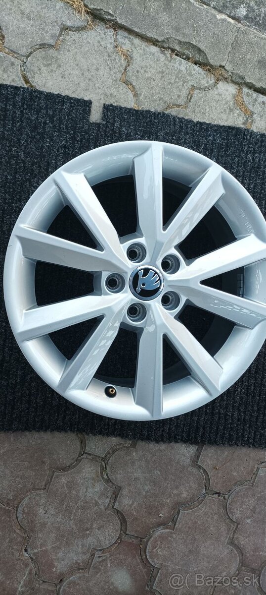 1X ALU DISK NOVY SKODA BORBET 5X100