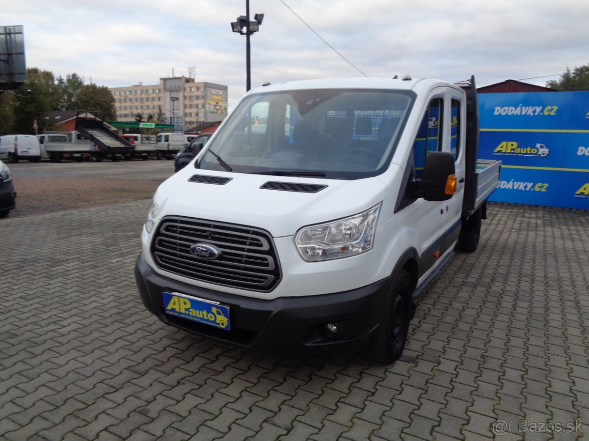 FORD TRANSIT 7MÍST DVOJKABINA VALNÍK KLIMA 2.2TDCI