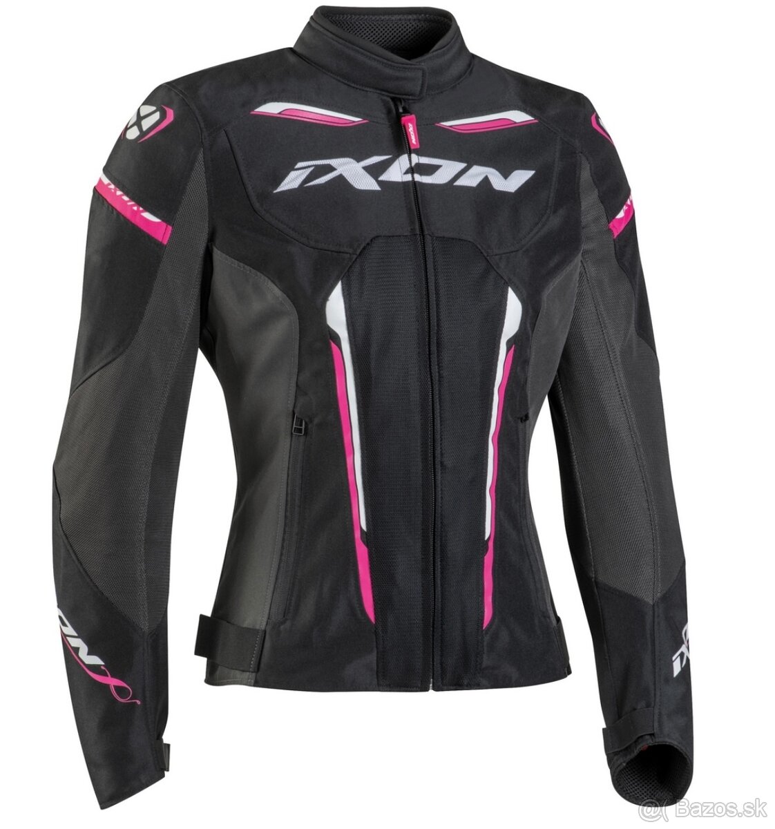 Moto dámska bunda IXON - STRIKER AIR WP LADY / FUCHSIA, veľk