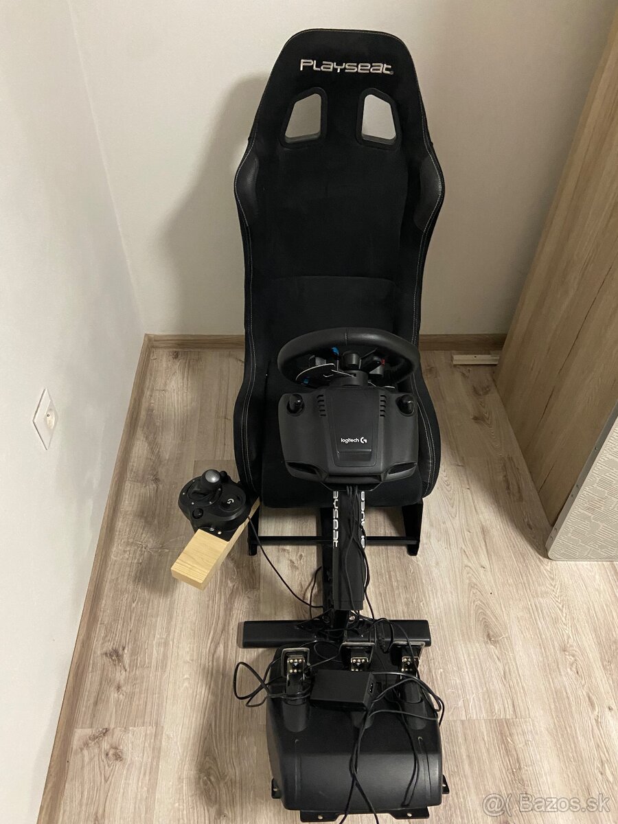 Playseat+Logitech G29+radiaca páka