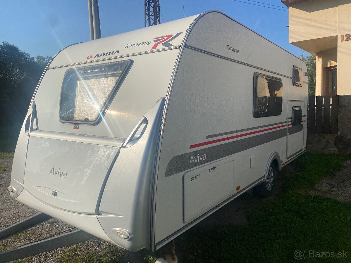 Obytný príves karavan Adria 512 pre 5-6 osôb