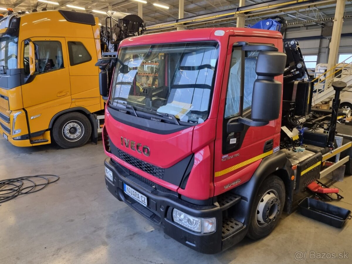 NOVÉ IVECO 120E22 RUKA + NOSIČ KONTEJNERU