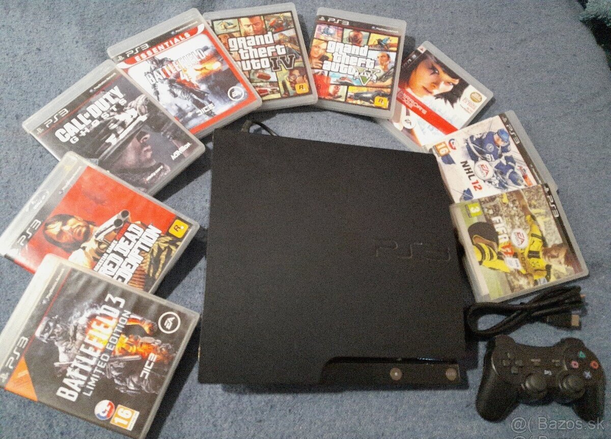 Sony Playstation 3 500GB + 9 Hier