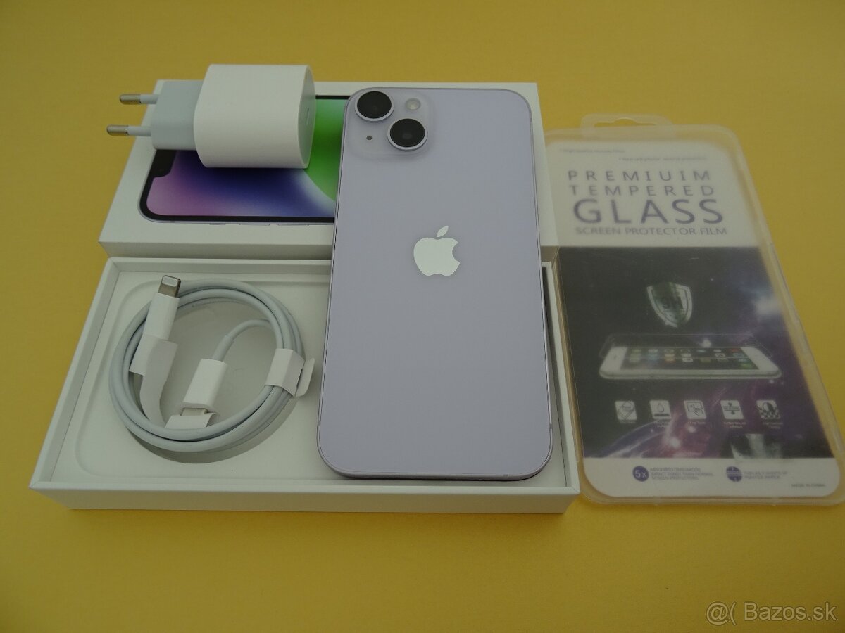 iPhone 14 128GB PURPLE - ZÁRUKA 1 ROK