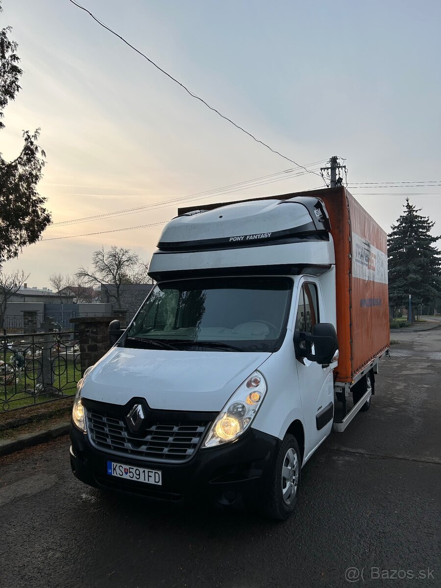 Renault Master 2.3 valník plachta 8 paliet