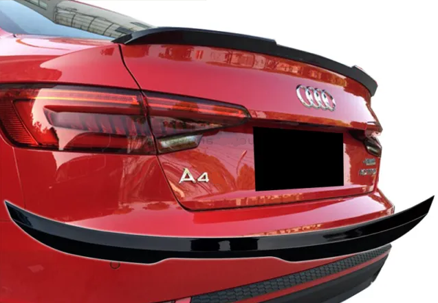 AUDI A4 S4 RS4 B9 spoiler kridlo lipko na kufor