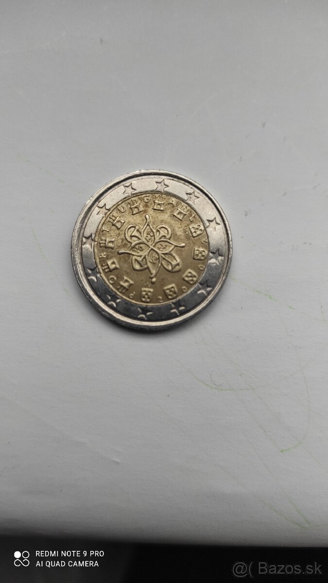 2 euro chyboražba