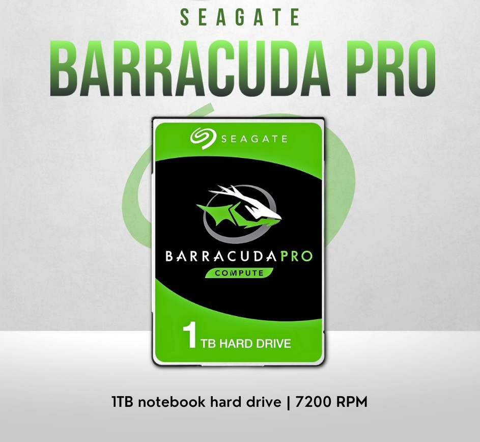 HDD Seagate BarraCuda Pro, 2,5" - 1TB, 7200 ot/min