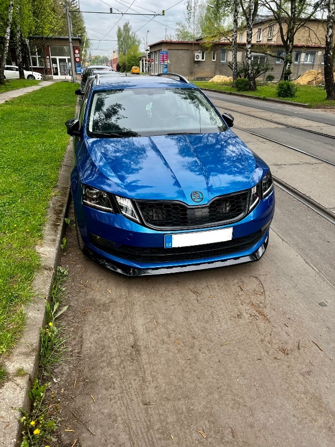 Spoiler pod přední náraznik škoda octavia 3 předfacel