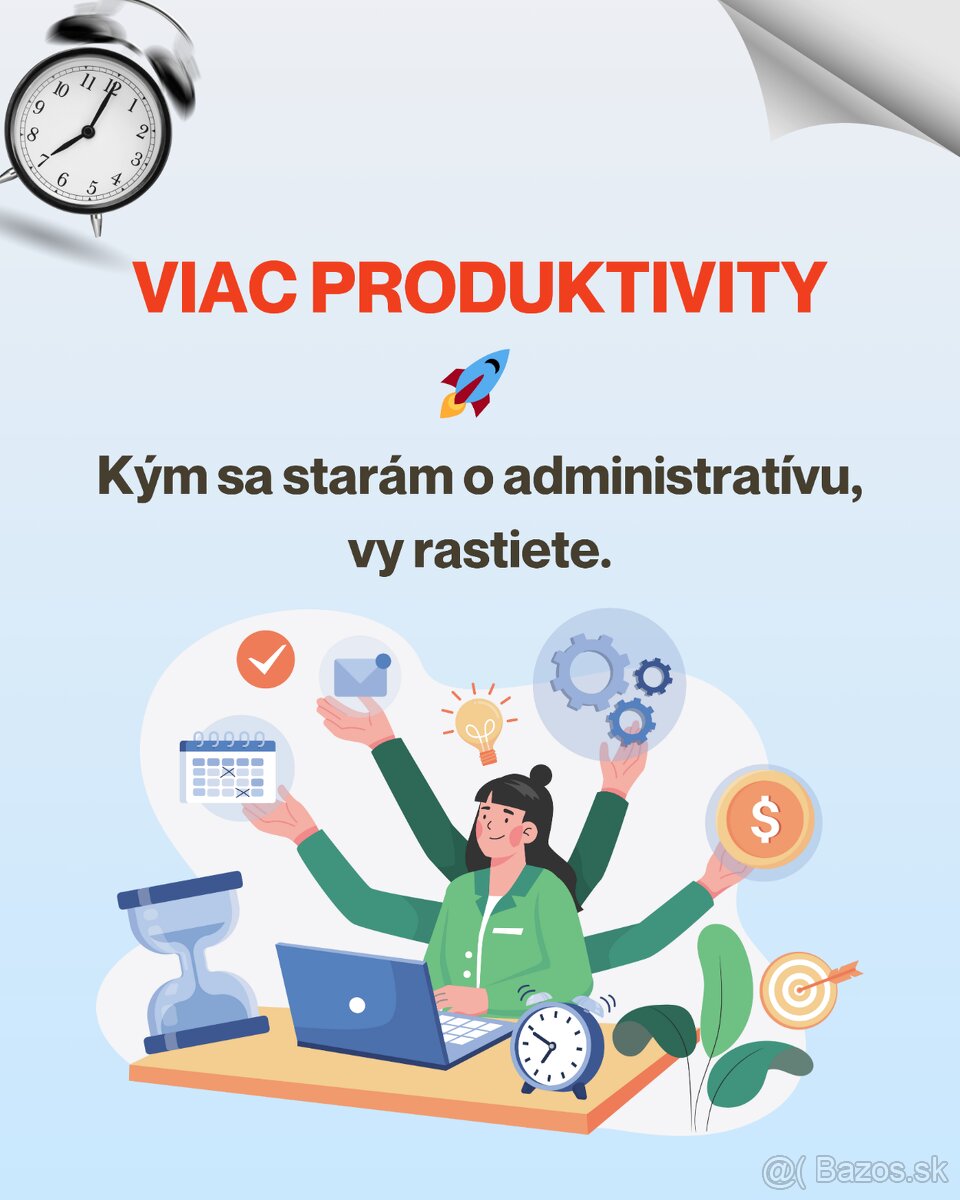 Virtuálna asistentka – Pomôžem vám s administratívou a organ