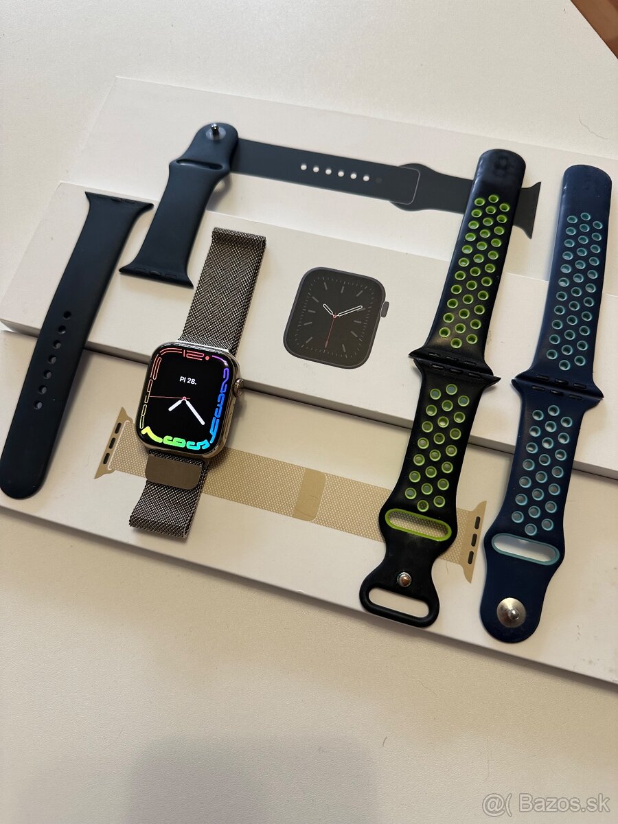 Apple Watch 7 45mm Stainless Steel ( GPS + Cellular)