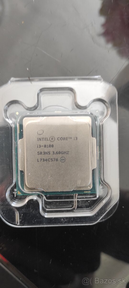 Predám Intel Core i3-8100 socet-1151