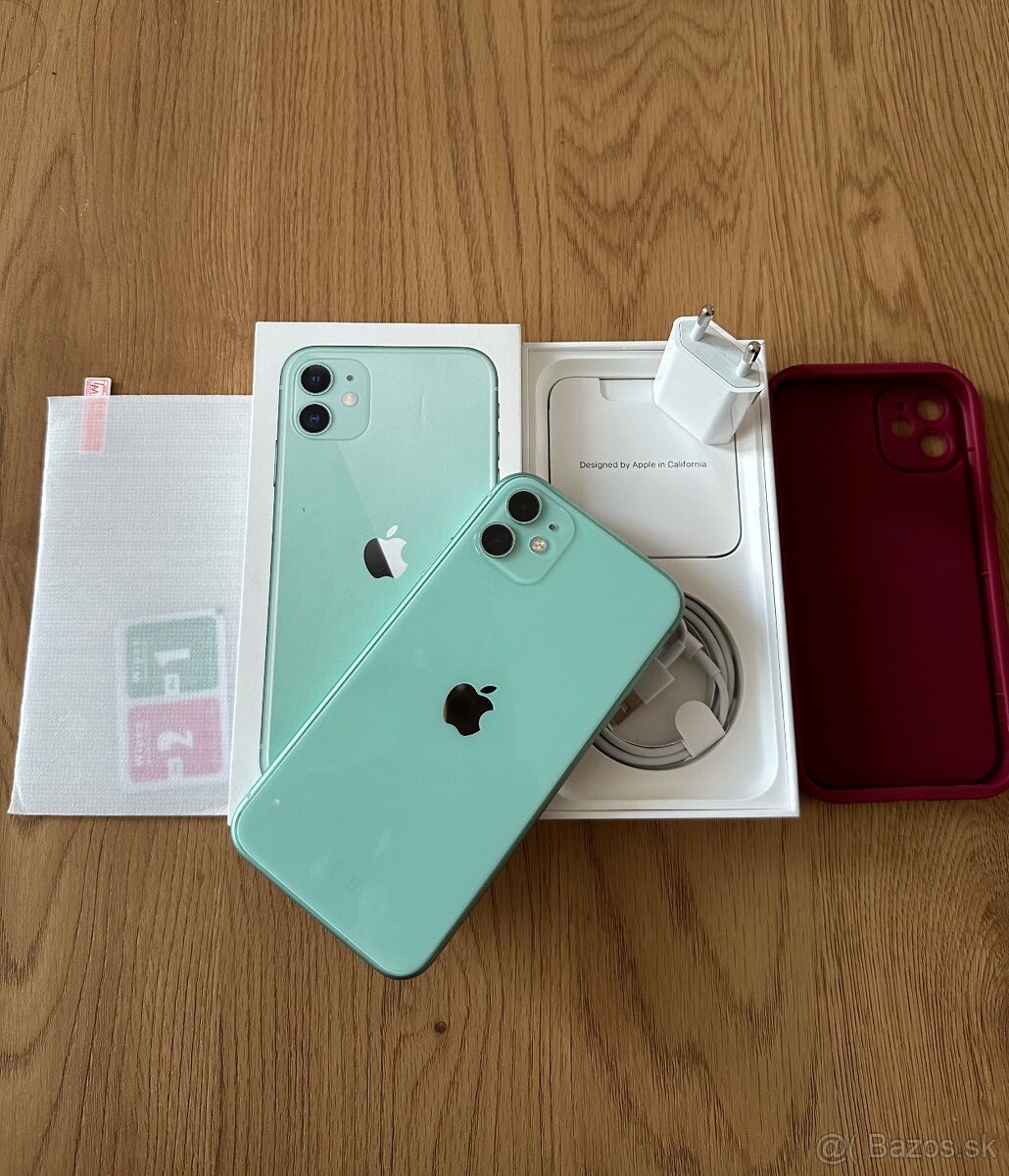 iPhone 11 64 gb Green - komplet príslušenstvo, záruka