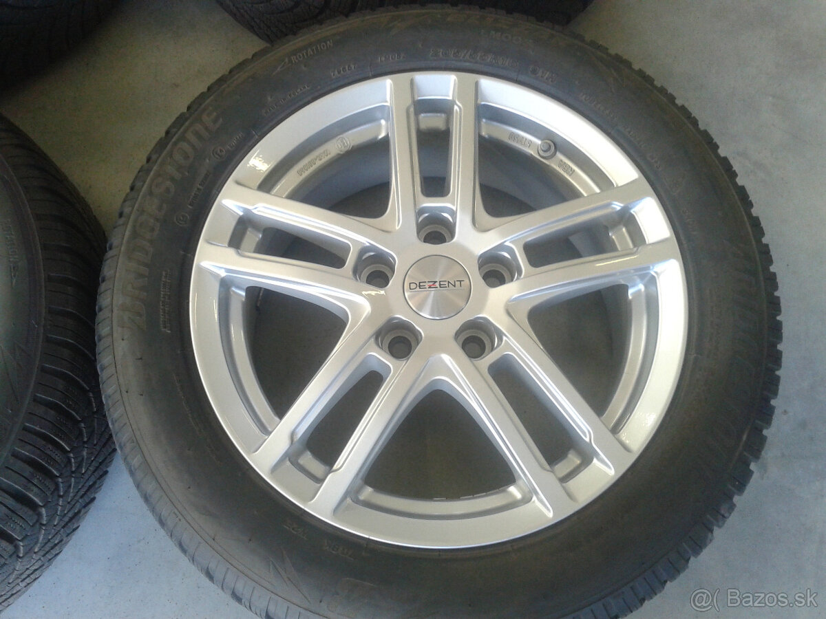 Ponukam ALU 5x114,3 R16 6,5J ET50 DEZENT HYUNDAI KIA MAZDA