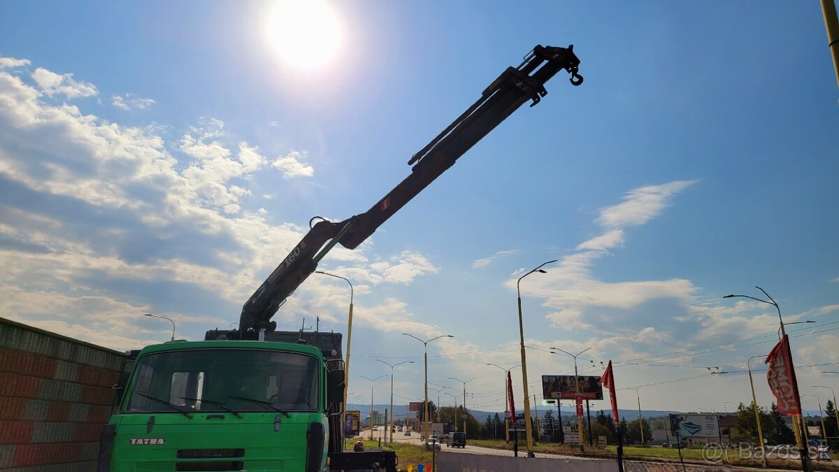 TATRA T815 AGRO S3 6x6 trojstranný vyklápač-hydraulická ruka