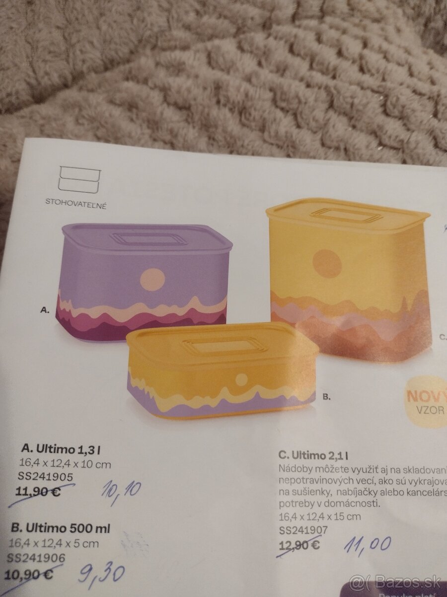 Tupperware Ultimo, nové