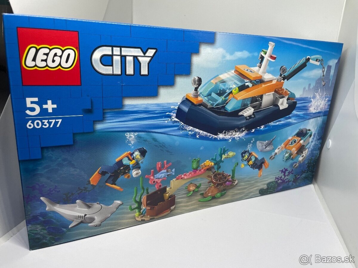 Lego City 60377 Prieskumná ponorka potápačov