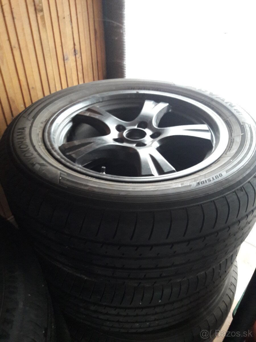 Sada kolies Toyota 5x114.3 R18 + pneum.