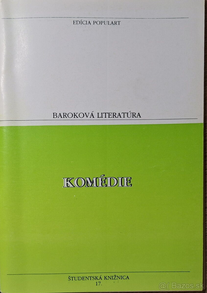 Pavol Kyrmezer a Juraj Tesák Mošovský - Komédie