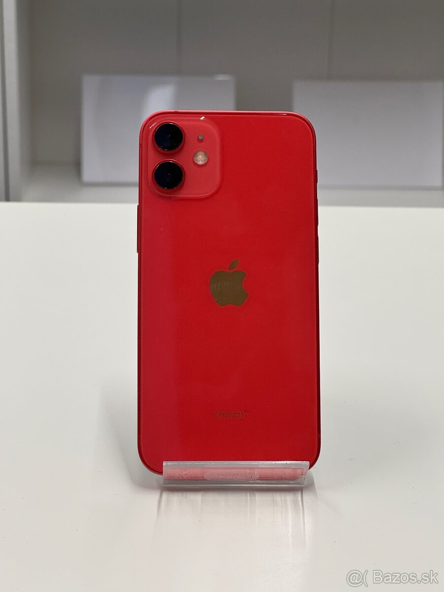 ZÁRUKA 2 ROKY /  Apple iPhone 12 Mini 64GB Red, 100%