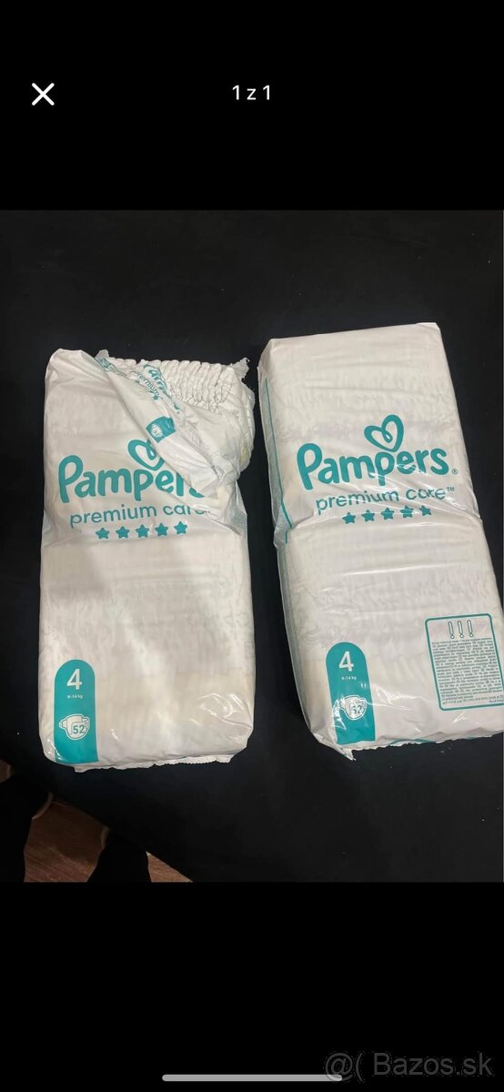 Plienky Pampers premium care 4