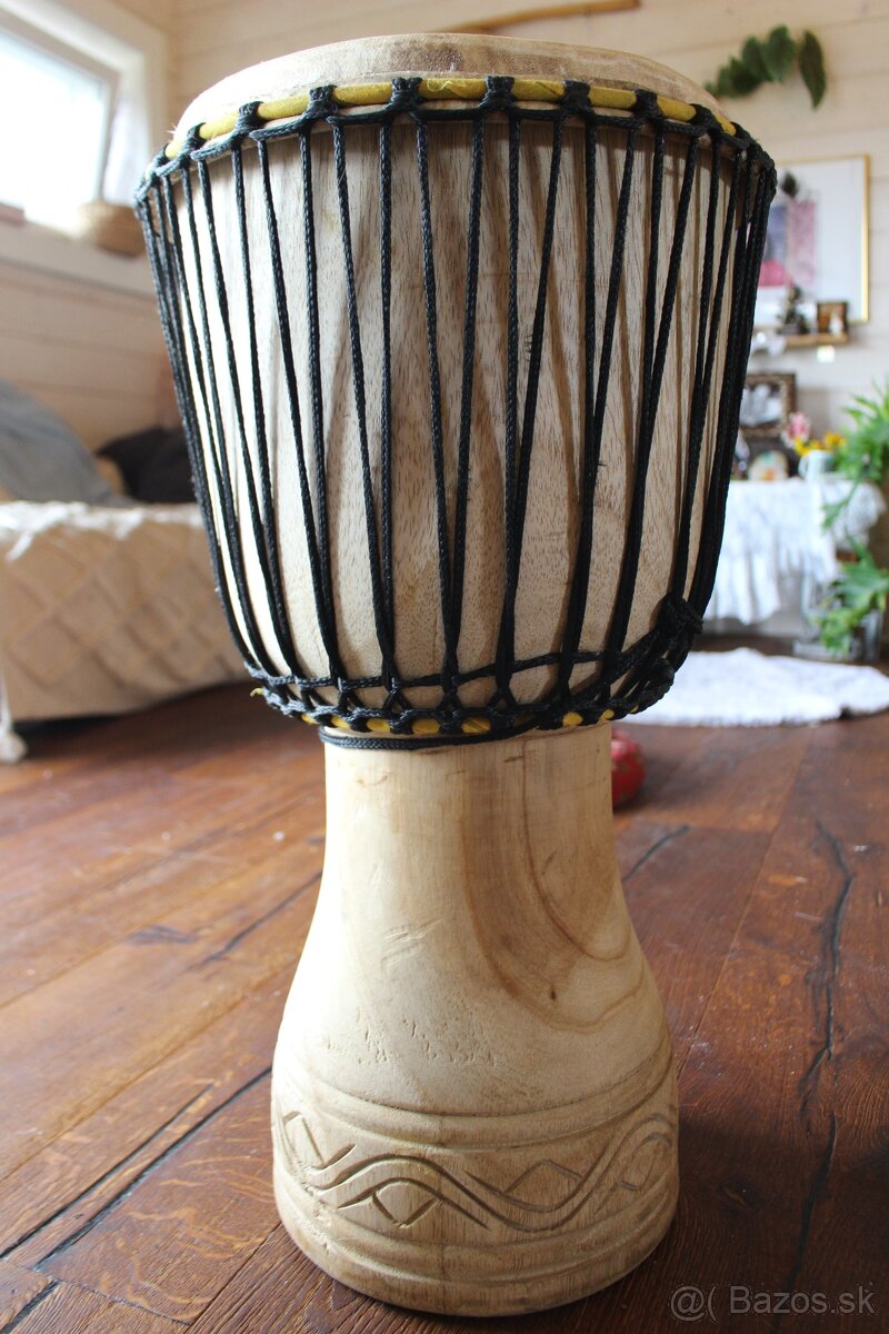 Djembe Tweneboa Ghana 63x31,5cm + poukaz na kurz bubnovania