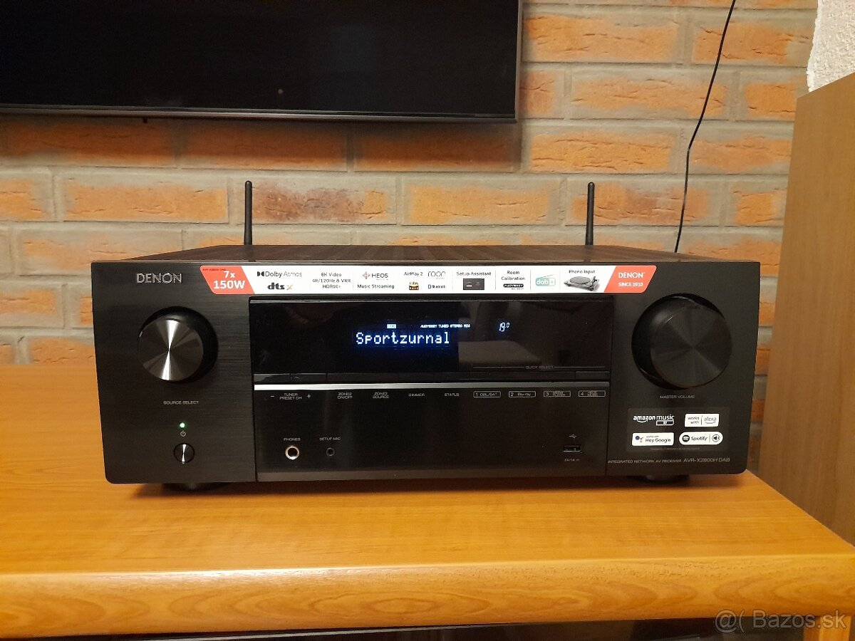 Av reciever Denon AVR-X 2800H-DAB