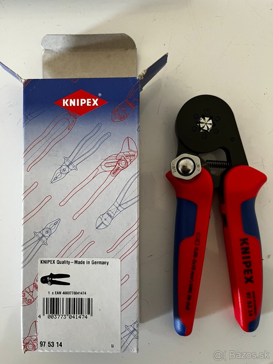 Predam nové Knipex krimpovacie klieste 97 53 14