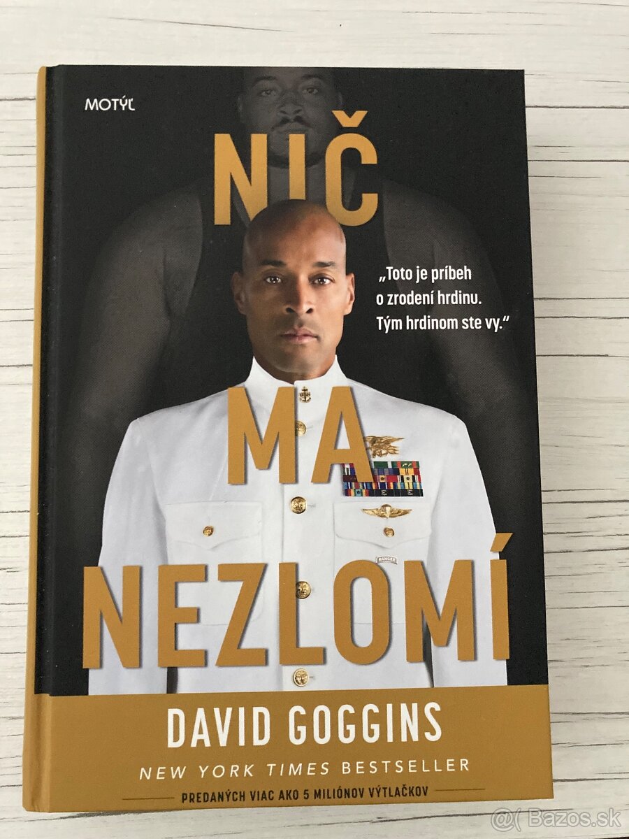 Predám knihu Nič ma nezlomí od David Goggins