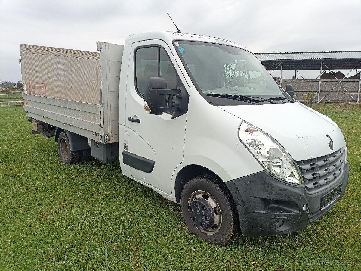 Renault Master valník hydraulické zadné čelo