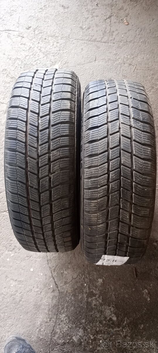 Ponukam dve zimne pneu 185/60 R15 T Polaris 3