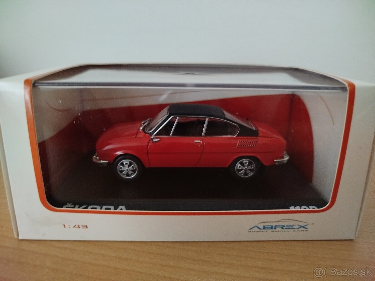 Predám model auta Škoda 110R 1:43.