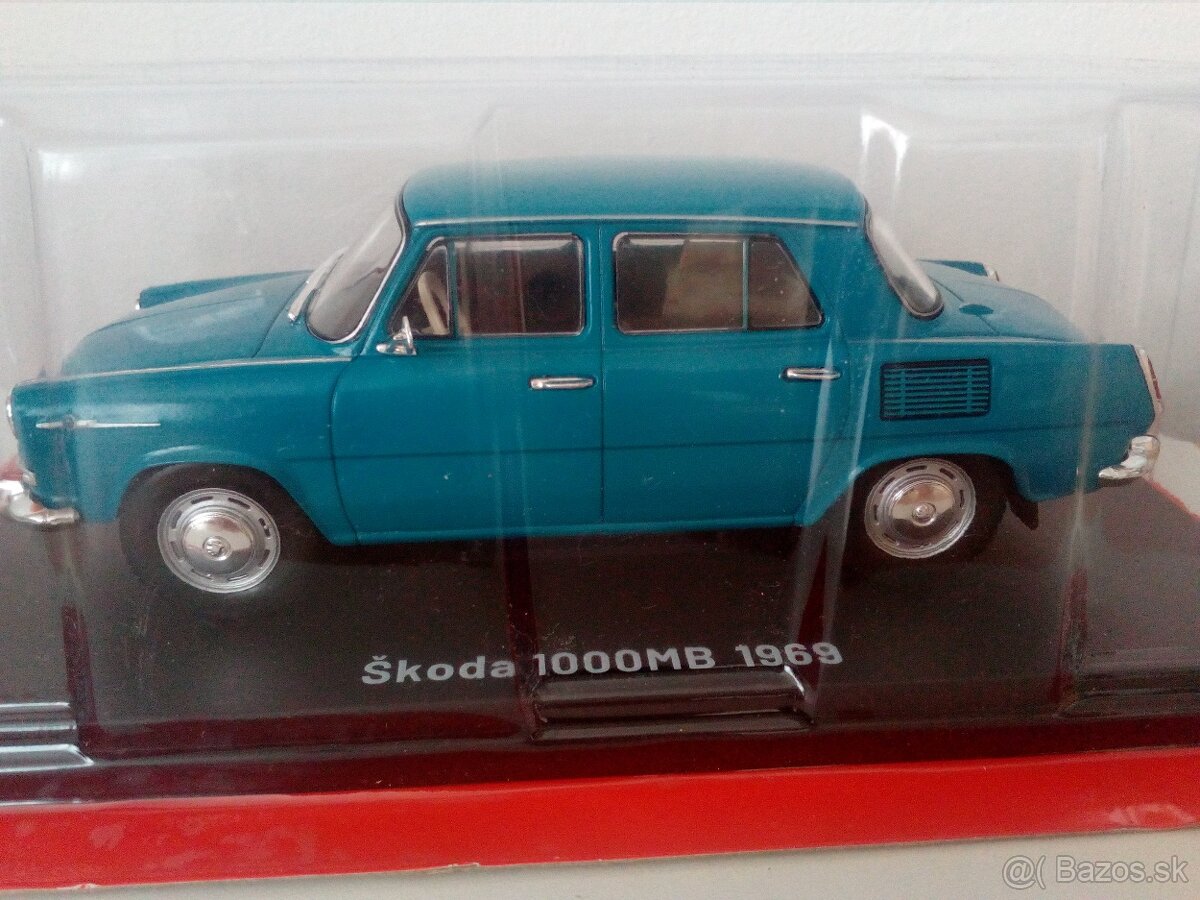 Predám modely aut škoda 100 a ine 1:24.