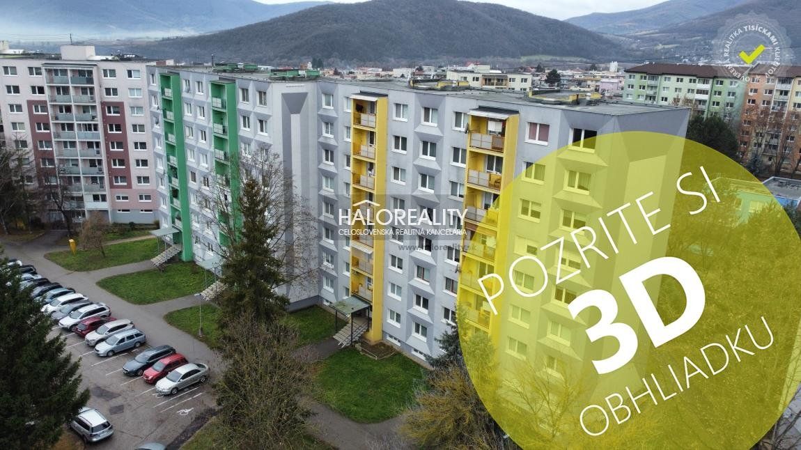 HALO reality - Predaj, trojizbový byt Rožňava, Zakarpatská -