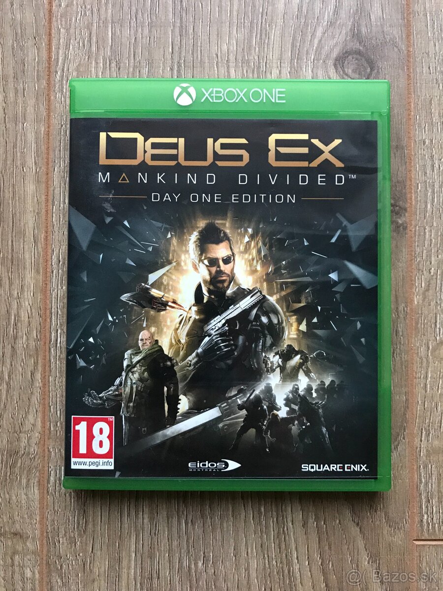 X Deus Ex Mankind Divided na Xbox ONE a Xbox Series X