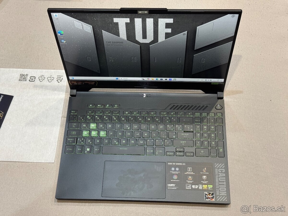 Herný notebook ASUS TUF Gaming A15