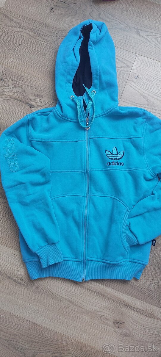 Modrá mikina adidas