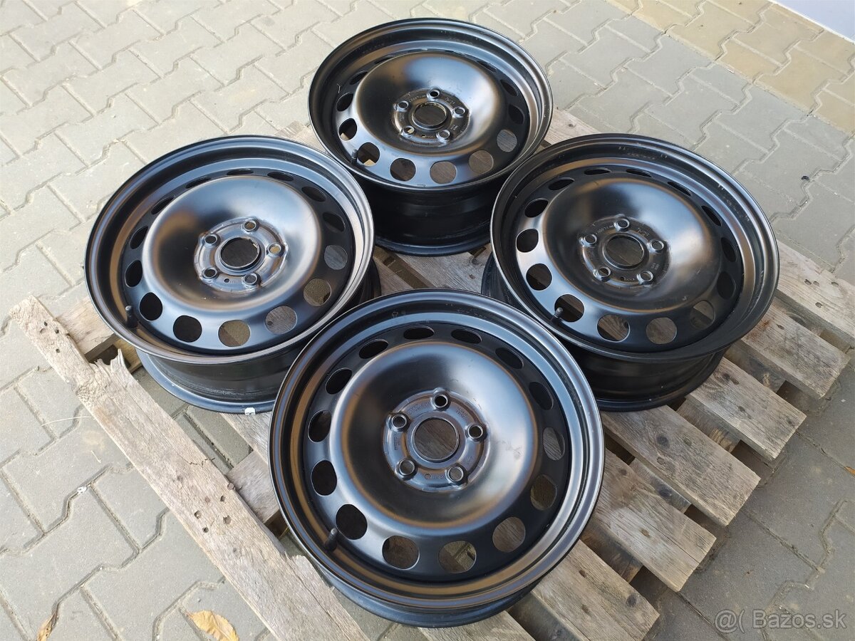 Orig. plechové disky Audi, VW, Škoda, Seat R16 5x112 ET43