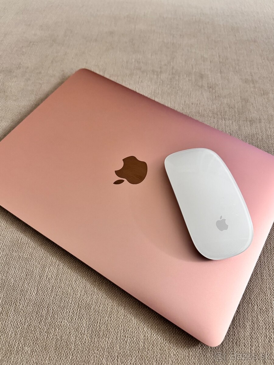 MacBook 12" Rose Gold + Apple myš