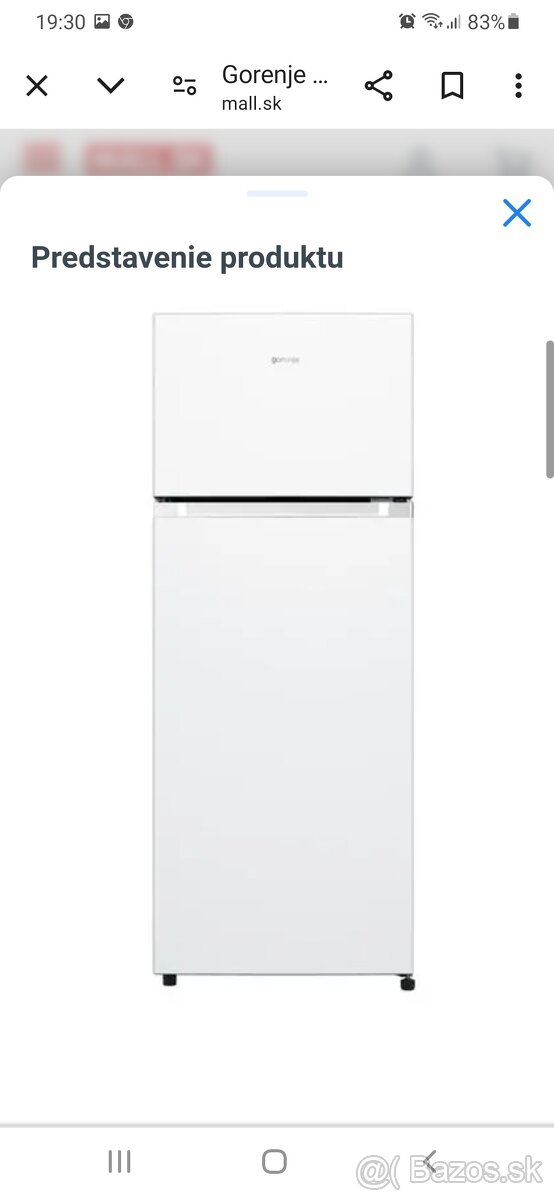 Chladnicka Gorenje 205l