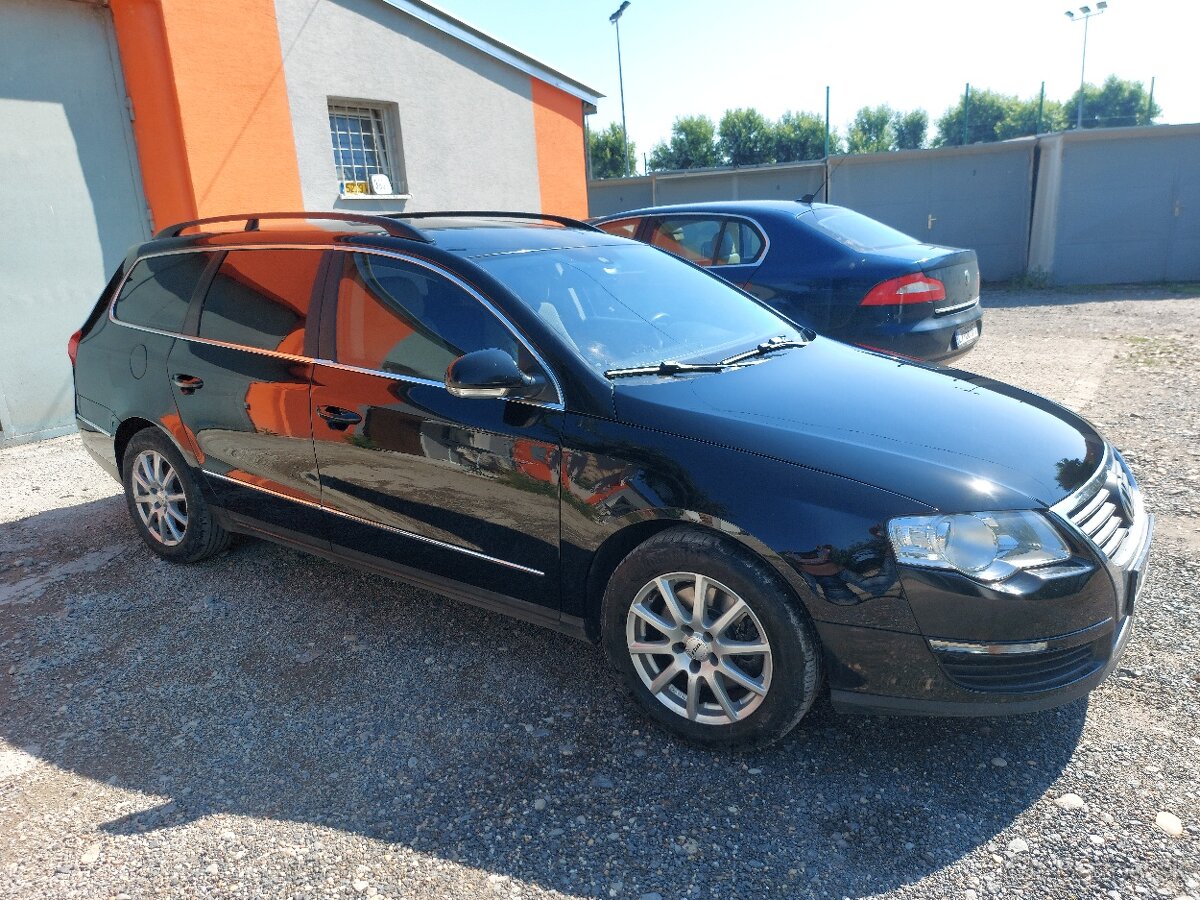 Volkswagen Passat B6 1,9tdi 77kw Rozpredam farba cierna,