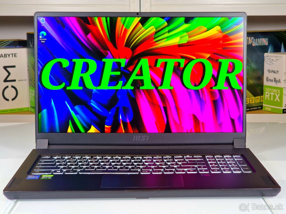 MSI CREATOR 17 | ZÁRUKA 24M | 4K UHD 120Hz 17,3" | 32GB RAM