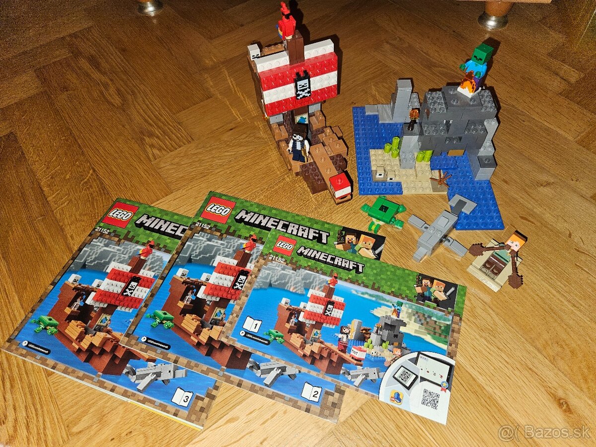 LEGO Minecraft 21152 Dobrodružstvo na pirátskej lodi