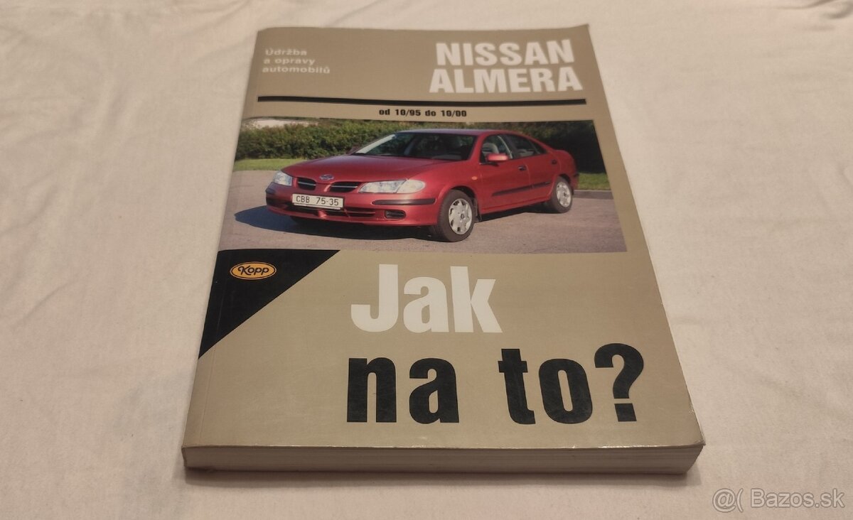 NISSAN ALMERA 1995-2000 - příručka na opravy a údržbu - manu