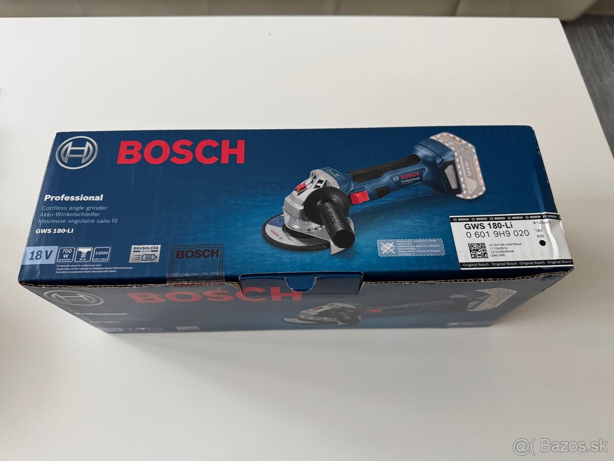 Uhlova bruska Bosch Professional 18V 700W