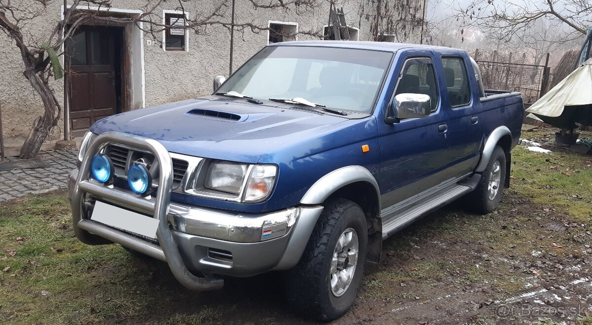 Nissan Navara 2,5 td, bez papierov, nepojazdné